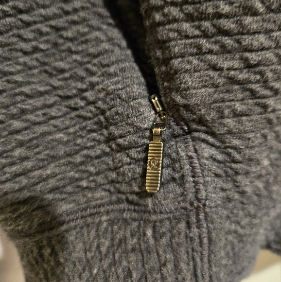 Lululemon size 4 full zip easy going jacket in heathered black - Picture 7 of 11